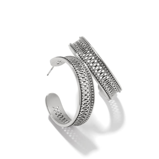 Brighton - Women's Ferrara Siena Large Hoop Earrings