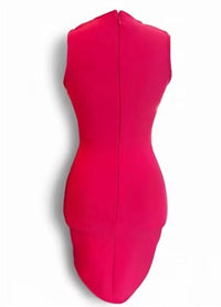 F&P - Women's Bodycon Dress With Rhinestone Trim