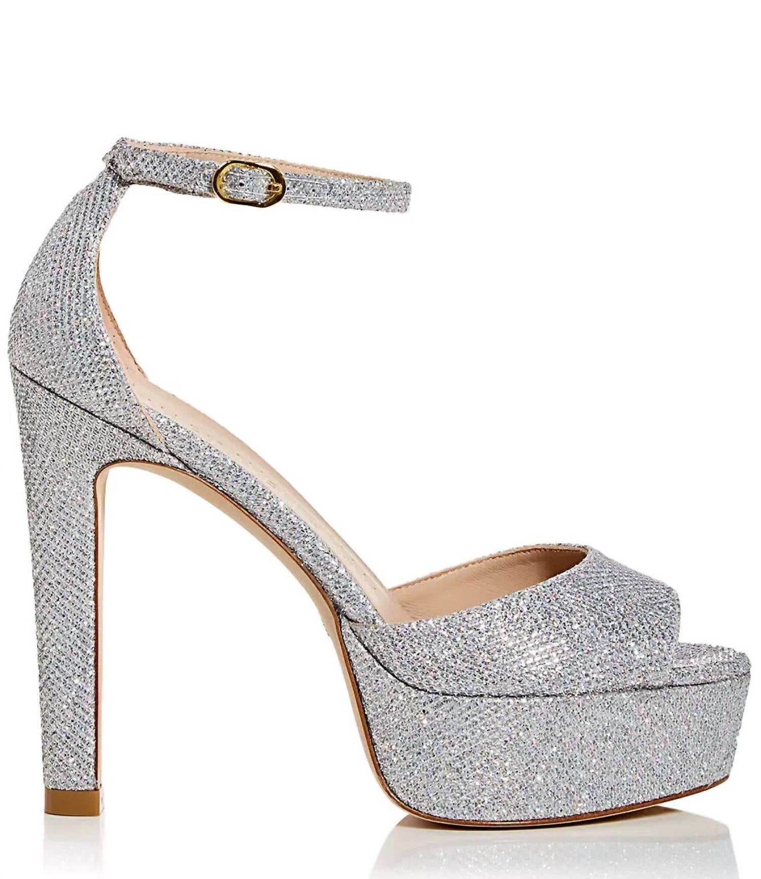 Stuart Weitzman - Women's Disco Crystal Platform Sandals
