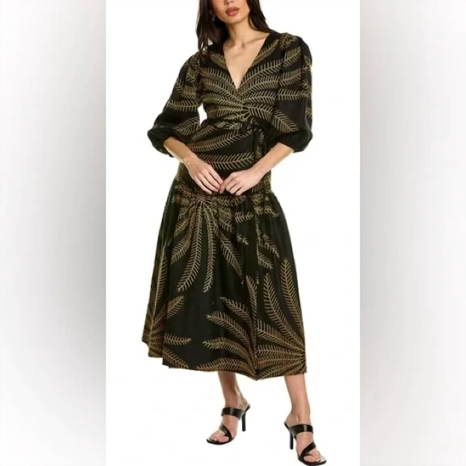 ALEXIS Blisse Midi Dress in safari breeze - women's dress