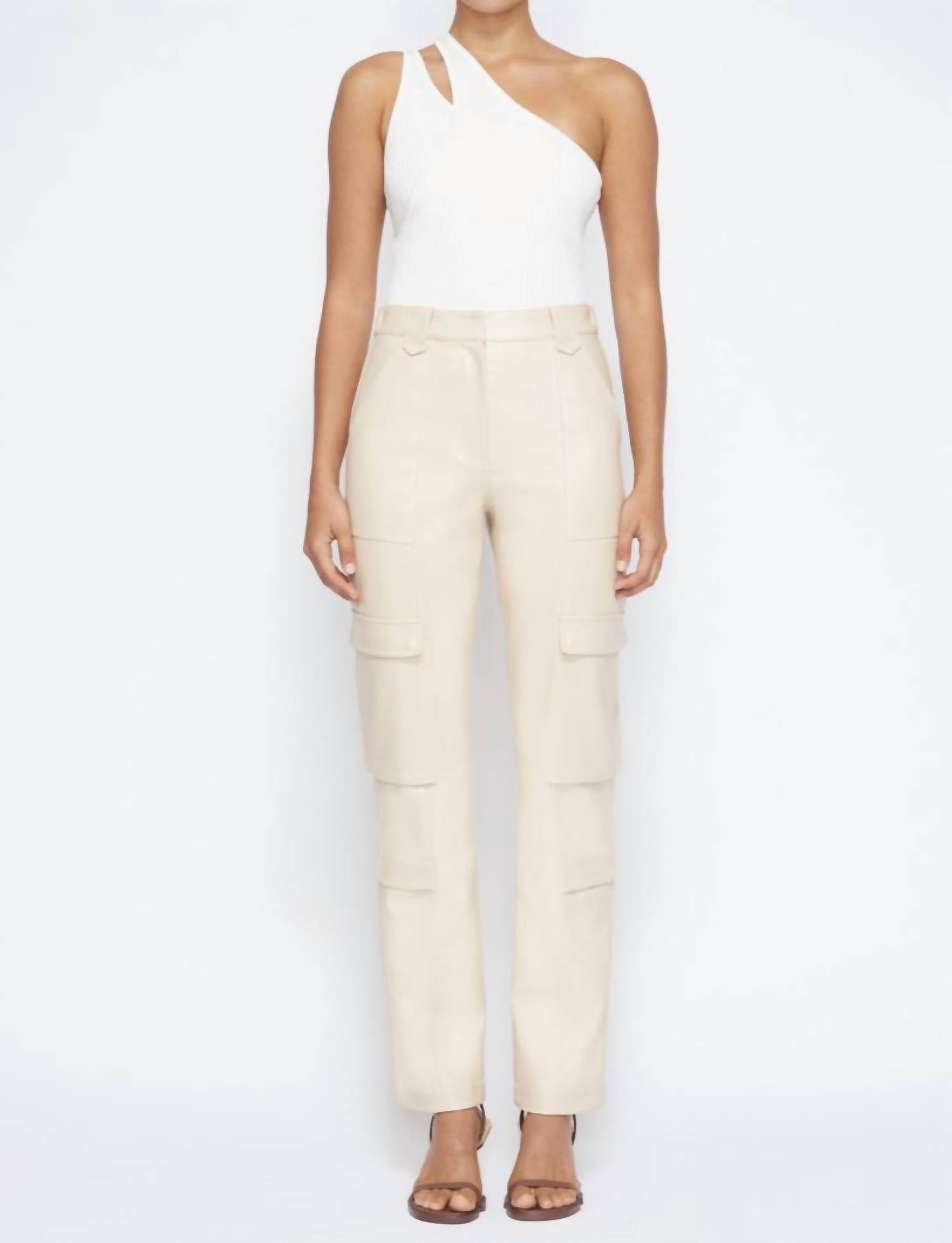 Jenni Ribbed One Shoulder Top
