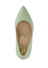 Andrea Women's Pointed Toe Pump in green - women's heels - alternate view