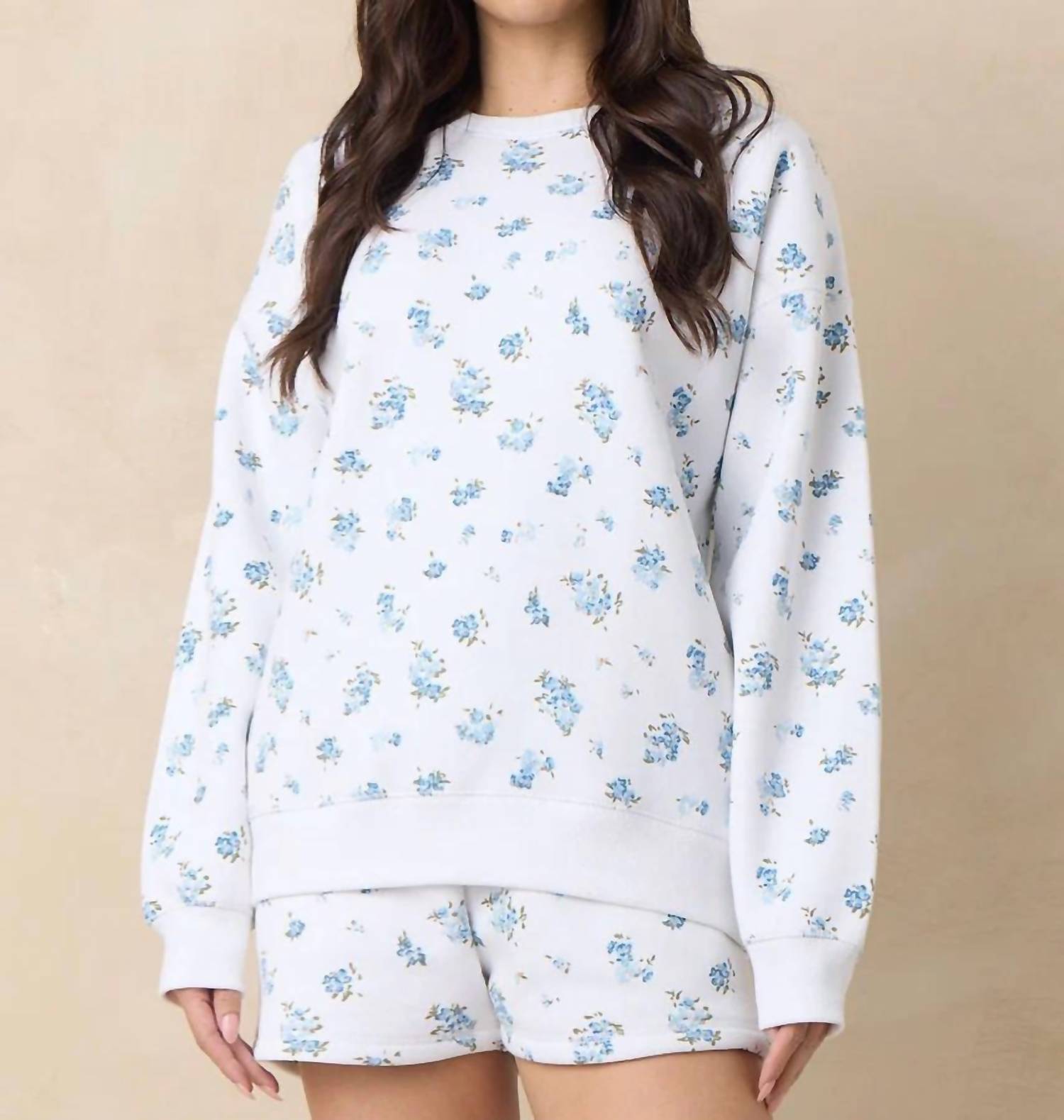 Vintage Havana - Floral Ditsy Print Sweatshirt