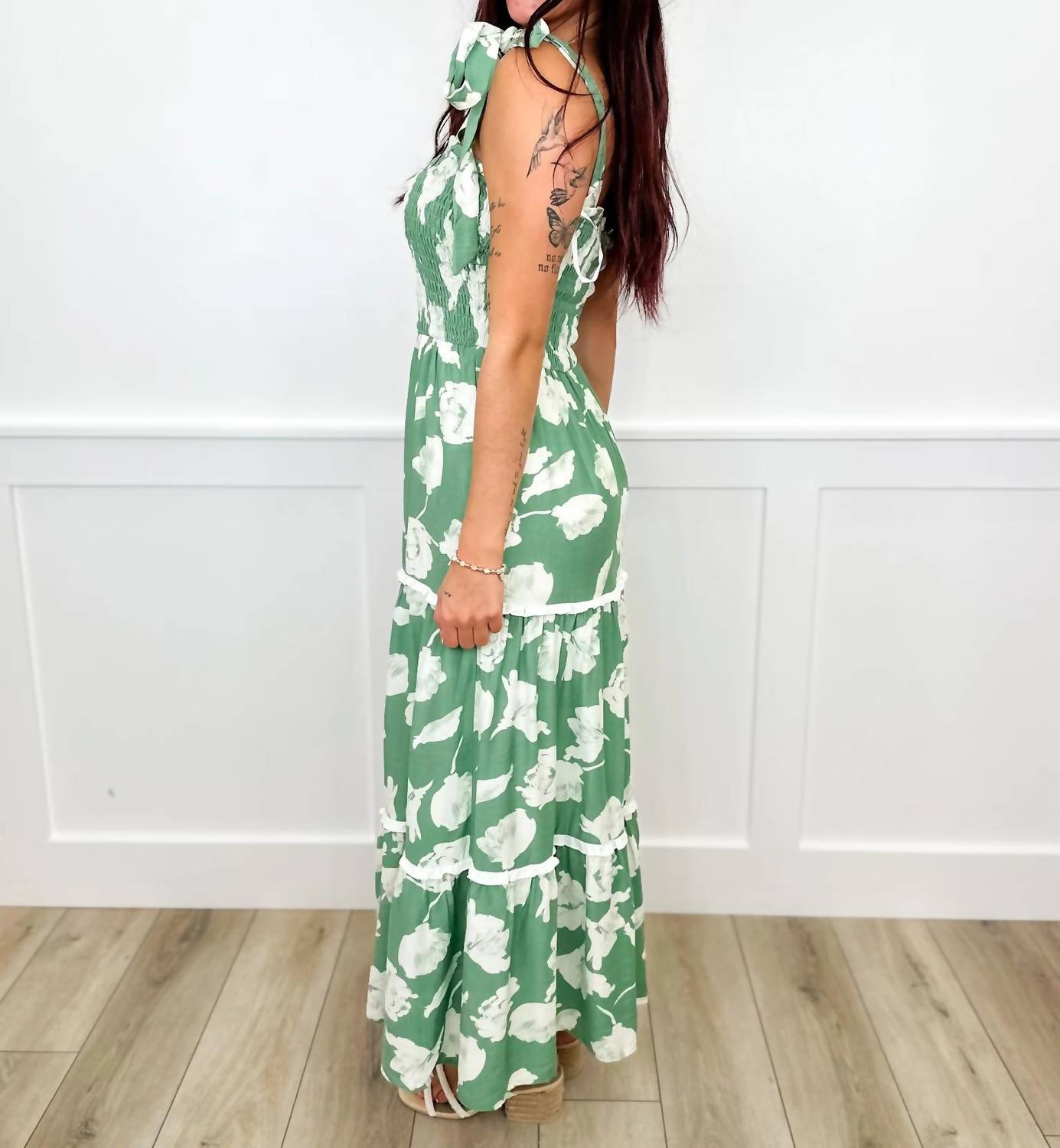 She + Sky - Back In Style Rayon Blend Maxi Dress