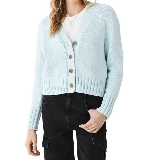 White + Warren - Cotton Rope Button Cardigan