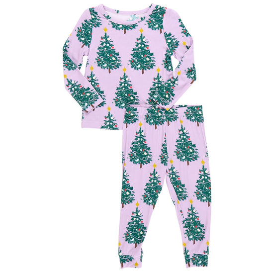 Pink Chicken - Girl's Holiday Bamboo Pajama Set