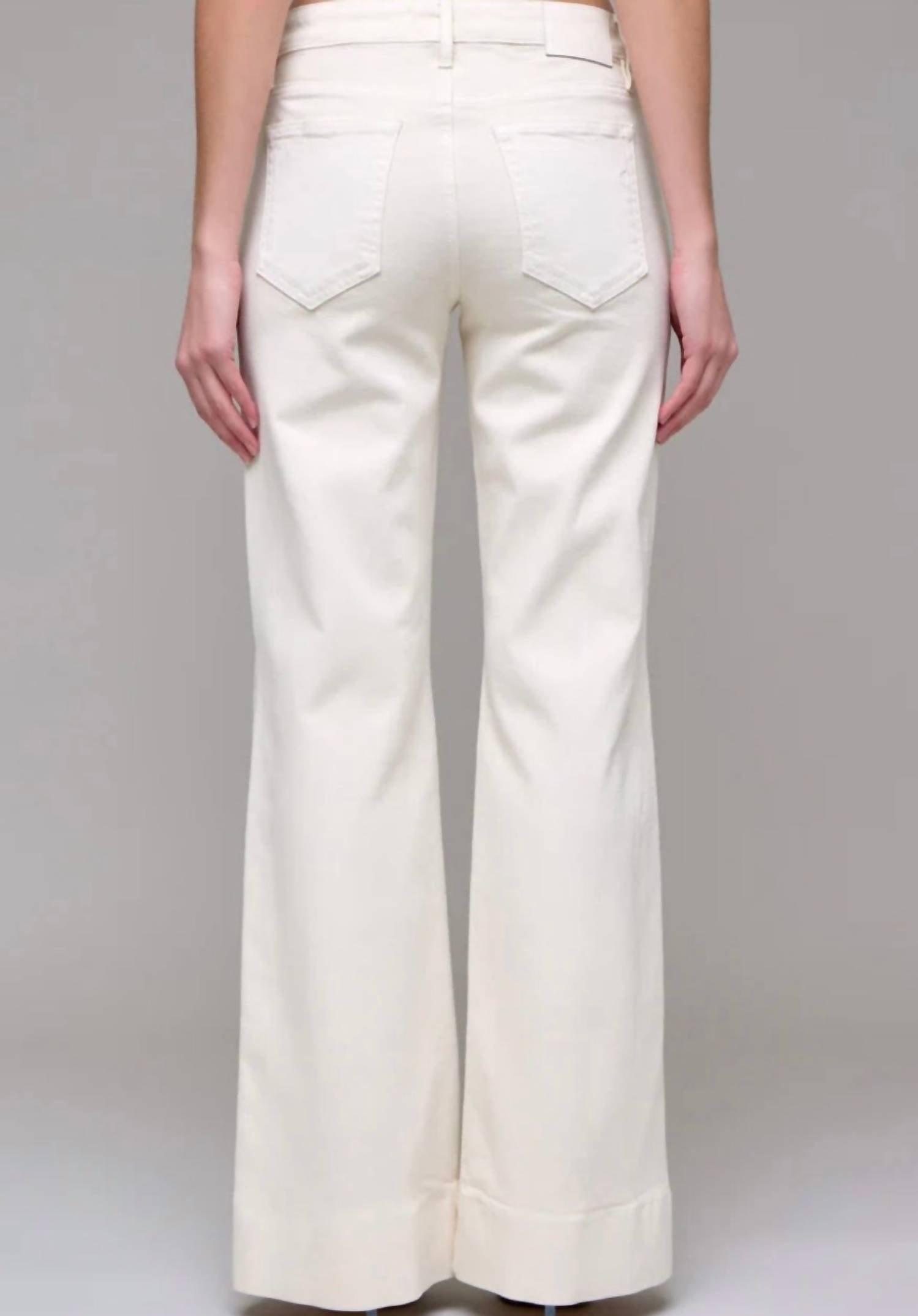 Hidden - Happi Pintuck Mid Rise Comfort Flare Pants