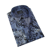 Eight X - Distressed Denim Button Down Shirt
