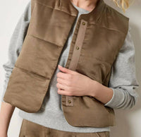 Lilla P - Satin Quilted Vest