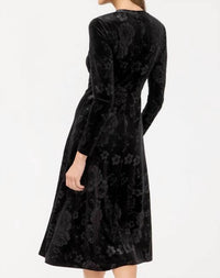 Johnny Was - EMBOSSED STRETCH VELVET DRESS