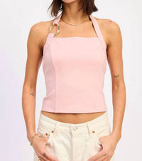 Emory Park - Penny Chain Link Halter Top