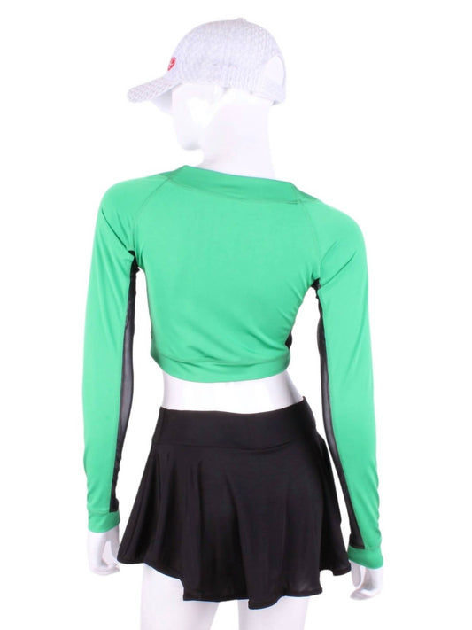 Love Love Tennis - Women Mesh Crop Top