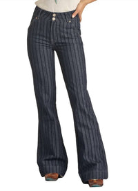 Rock & Roll Denim - Jacquard High Rise Trouser