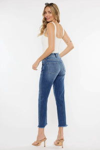 Kancan - High Rise Slim Straight Leg Jeans