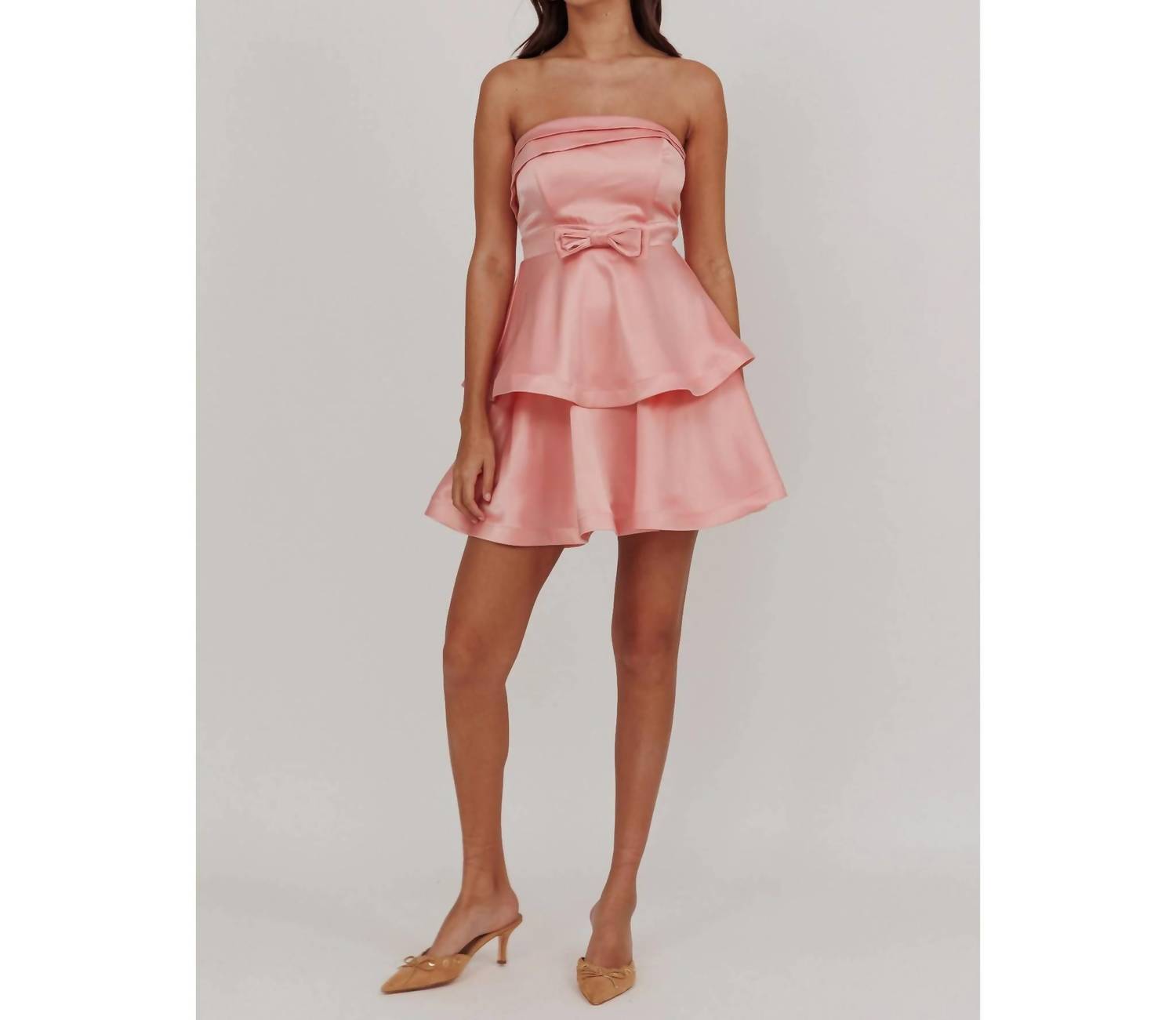 One And Only Collective - Rylee Satin Mini Dress