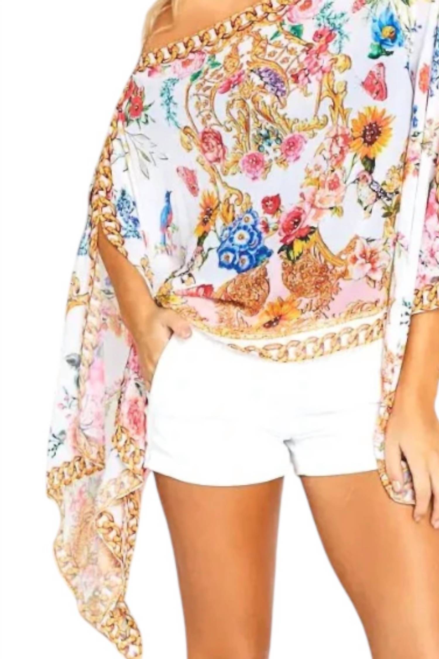 Ranee’S - Lynn Embellished Scarf Top