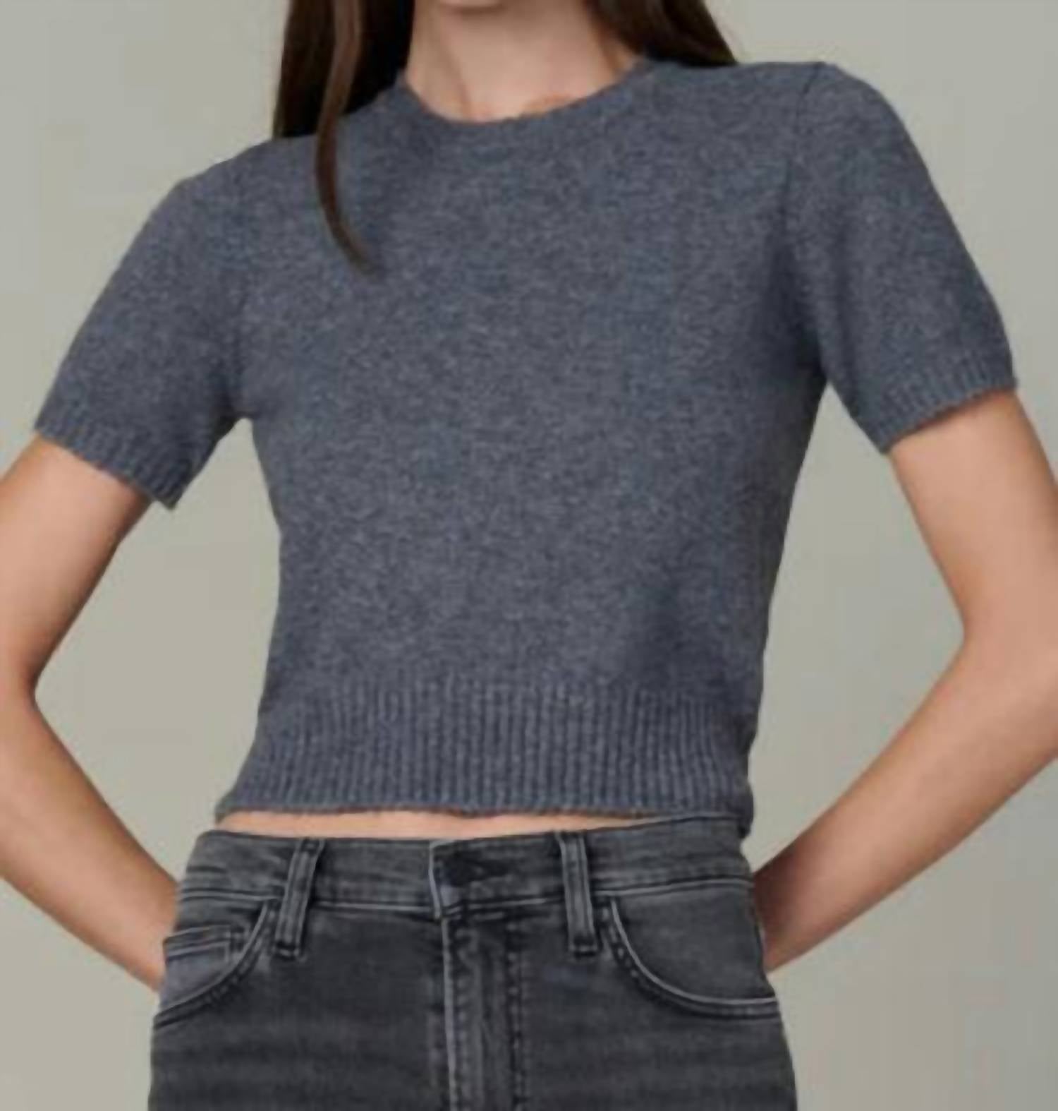 Joe'S Jeans - Steph Shrunken Short Sleeve Sweater