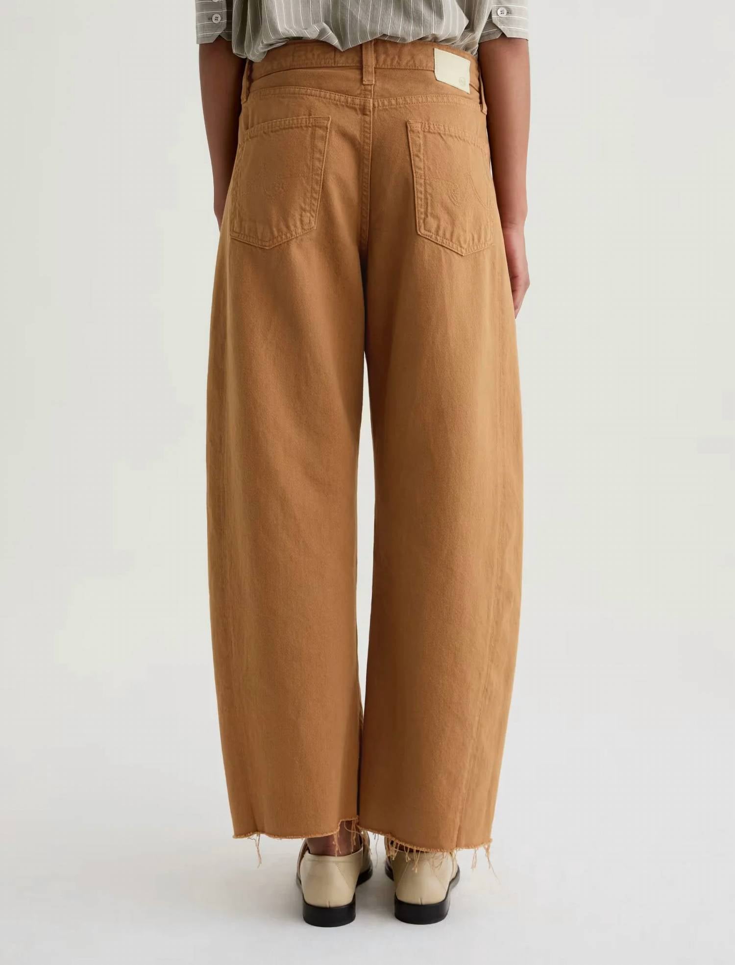 Ag Jeans - Hattie Raw Hem High Waist Crop Barrel Jeans