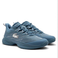 LACOSTE Men's Ag-lt23 Ultra Shoe in blue lite grey - men's sneaker - detail view