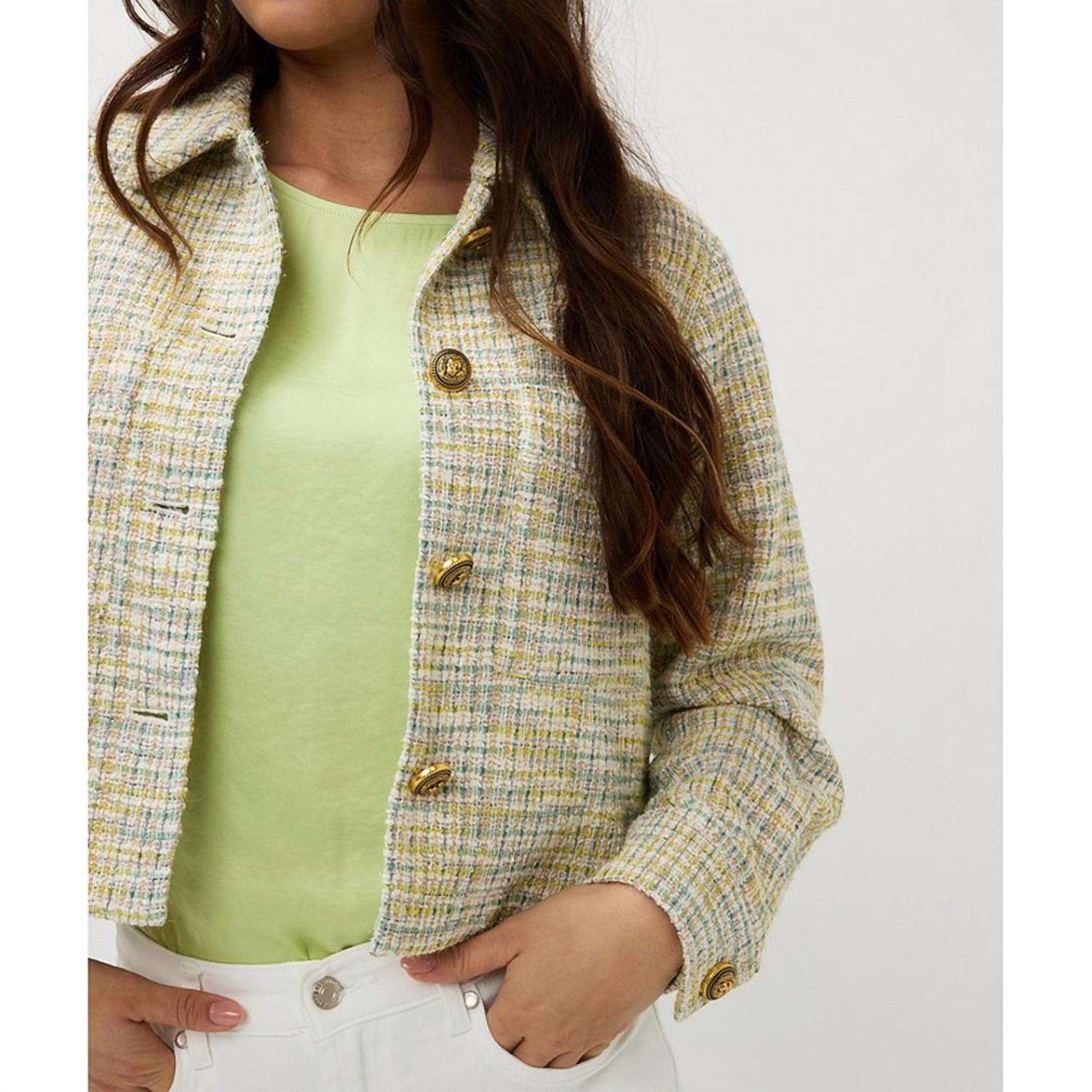 Esqualo - Tweed Button Jacket