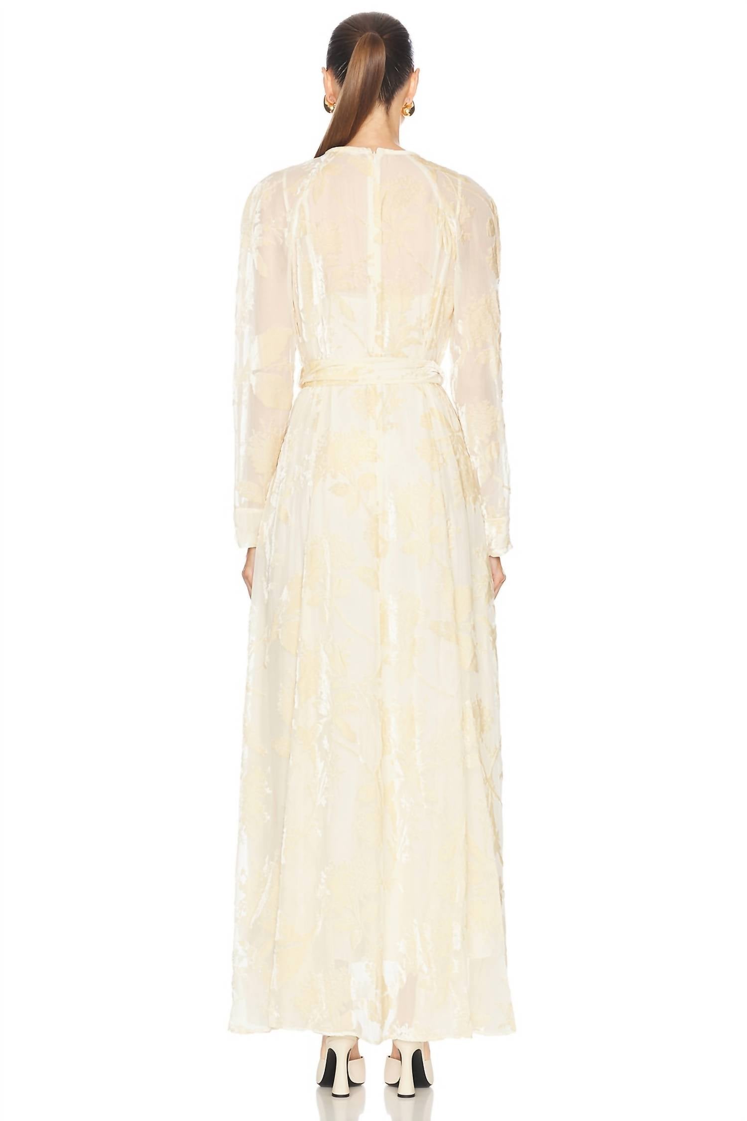 Zimmermann - Burnout Sheath Midi Dress