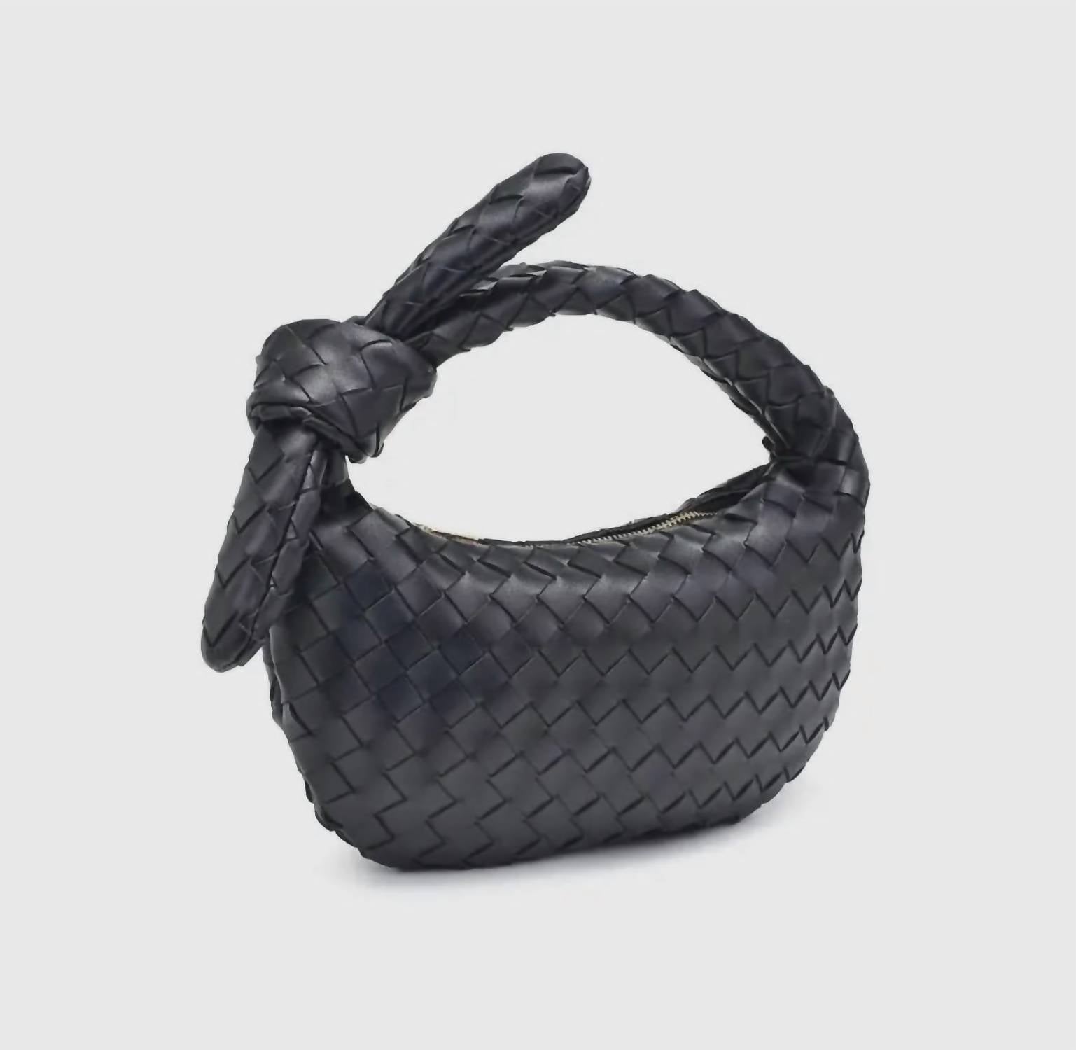 Urban Expressions - Women's Lizbeth Tie Woven Clutch Bag