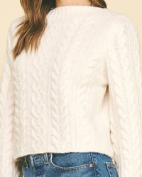 Pinch - Cable Knit Crop Sweater