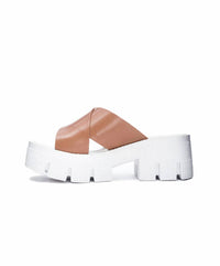 Chinese Laundry - Women's Crossed Chunky Lock Down Sandal