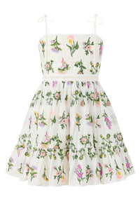 Luli Fama - Emely Embroidered Mini Dress