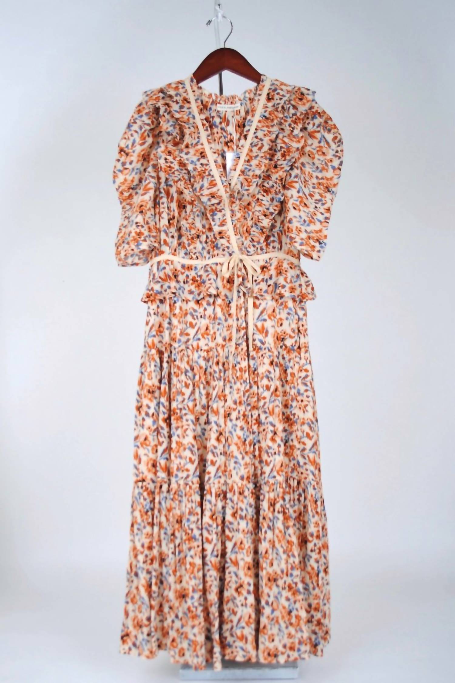 Ulla Johnson Lisette dress in pearl - women's dress - detail view