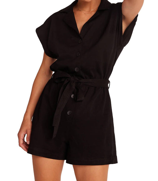 Bella Dahl - NOTCHED COLLAR ROMPER