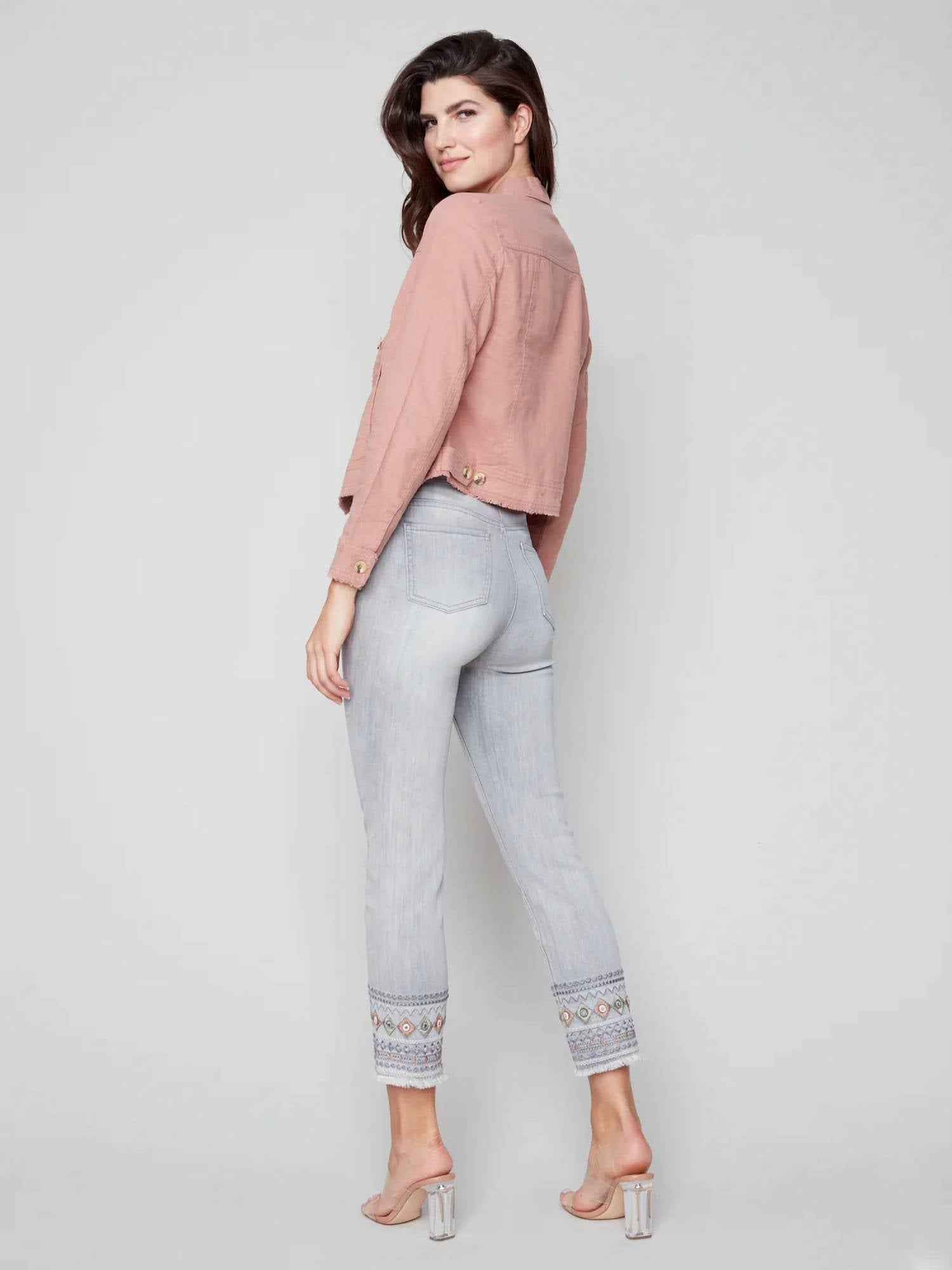 Charlie B - Nougat Linen Jacket