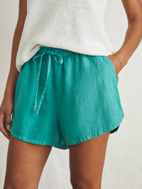 Faherty - Laguna Linen Tie Waist Short