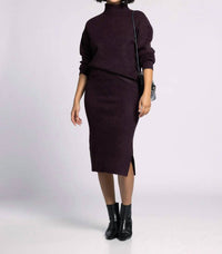 Thread & Supply Dani Skirt in heather elderberry - women's skirt - view 5