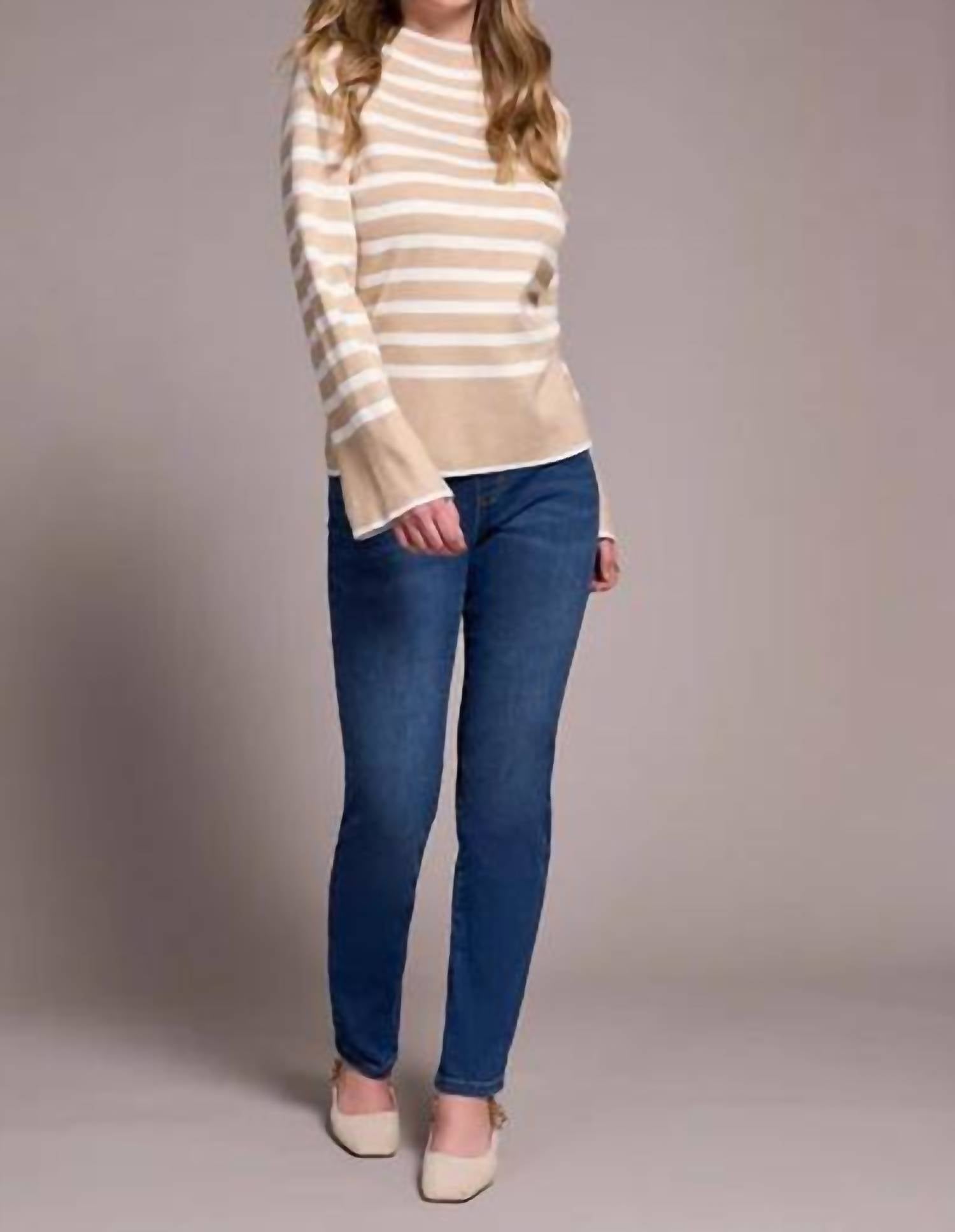 Tribal - Mock Stripe Sweater