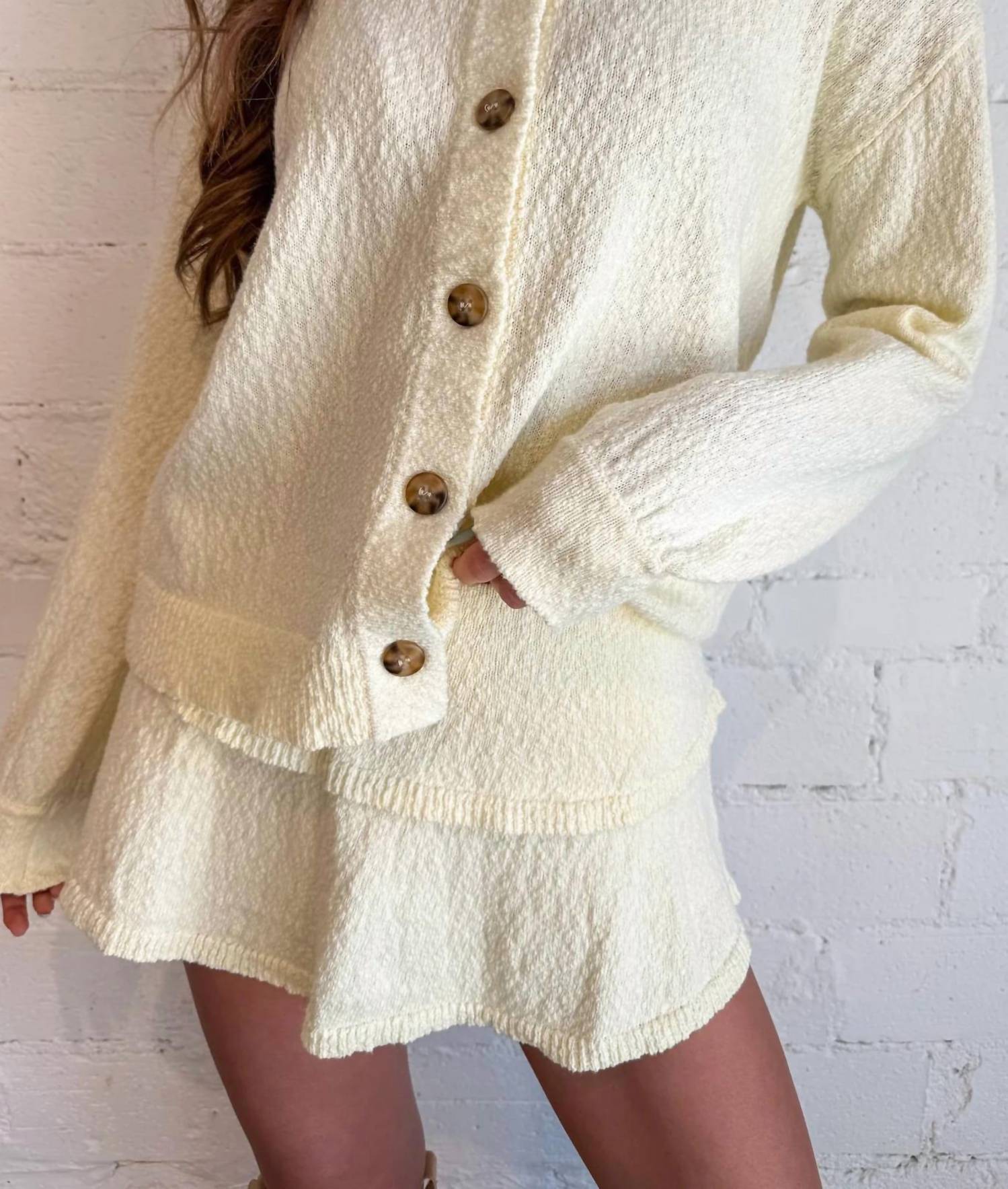 Adeline - Pastel Knit Skort