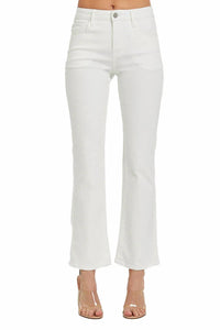 Risen - Mid Rise Ankle Boot Cut Jeans