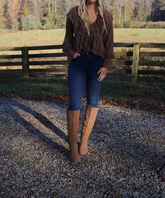 Evenuel - Dallas Ruffle Tie Blouse