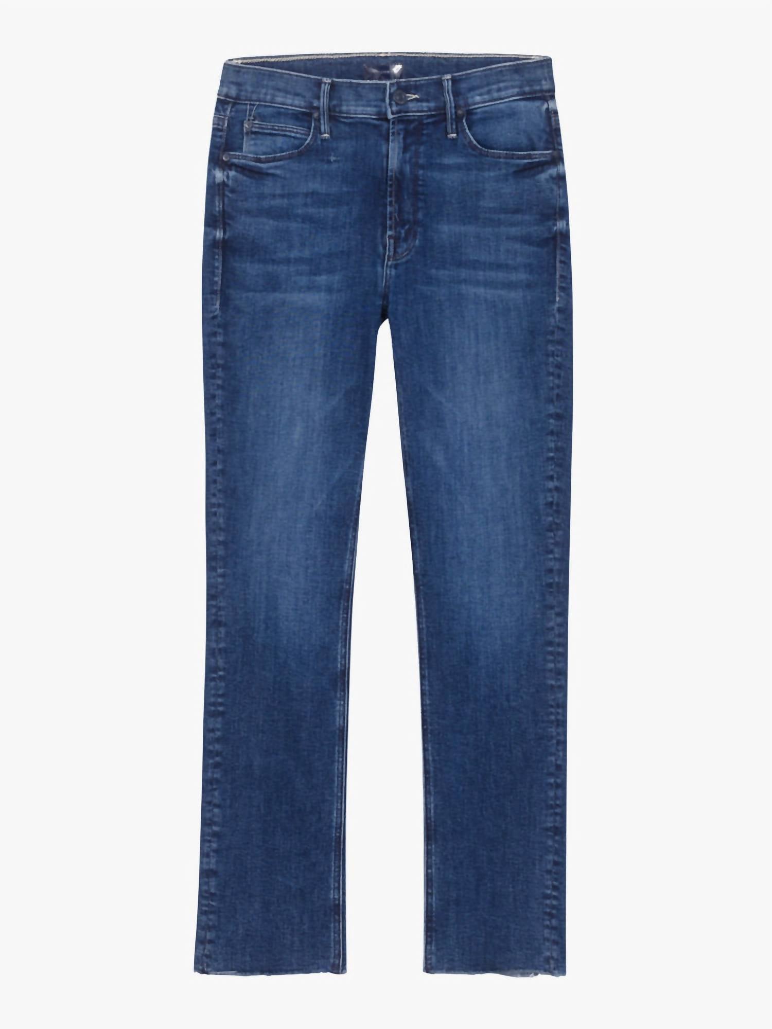 Mother - Women's Mid Rise Dazzler Ankle Fray Jeans