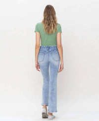 VERVET BY FLYING MONKEY High Rise Boot Cut Jeans in fashionably blue - women's jeans - alternate view
