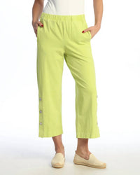 Jess & Jane - Cropped Button Pant
