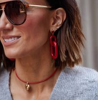 Nickel & Suede - Bianca Acrylic Statement Earrings
