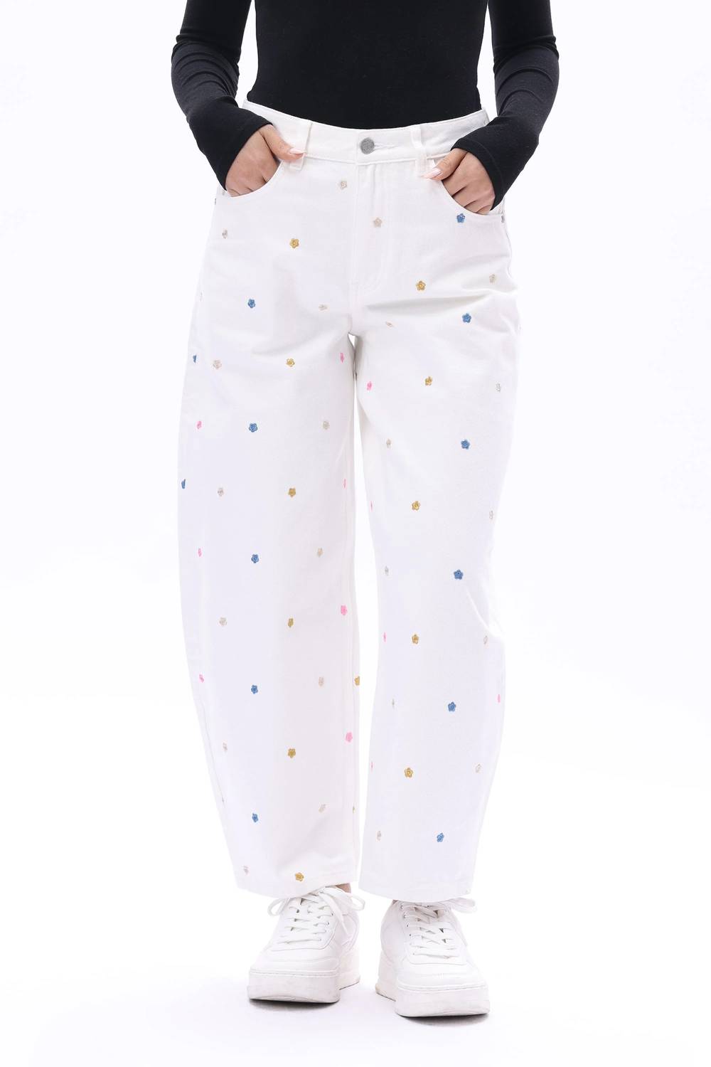 Bayeas - Berlin High Rise Barrel Jeans