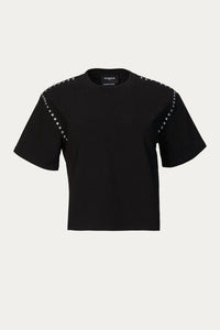 T-SHIRT WITH STUDS