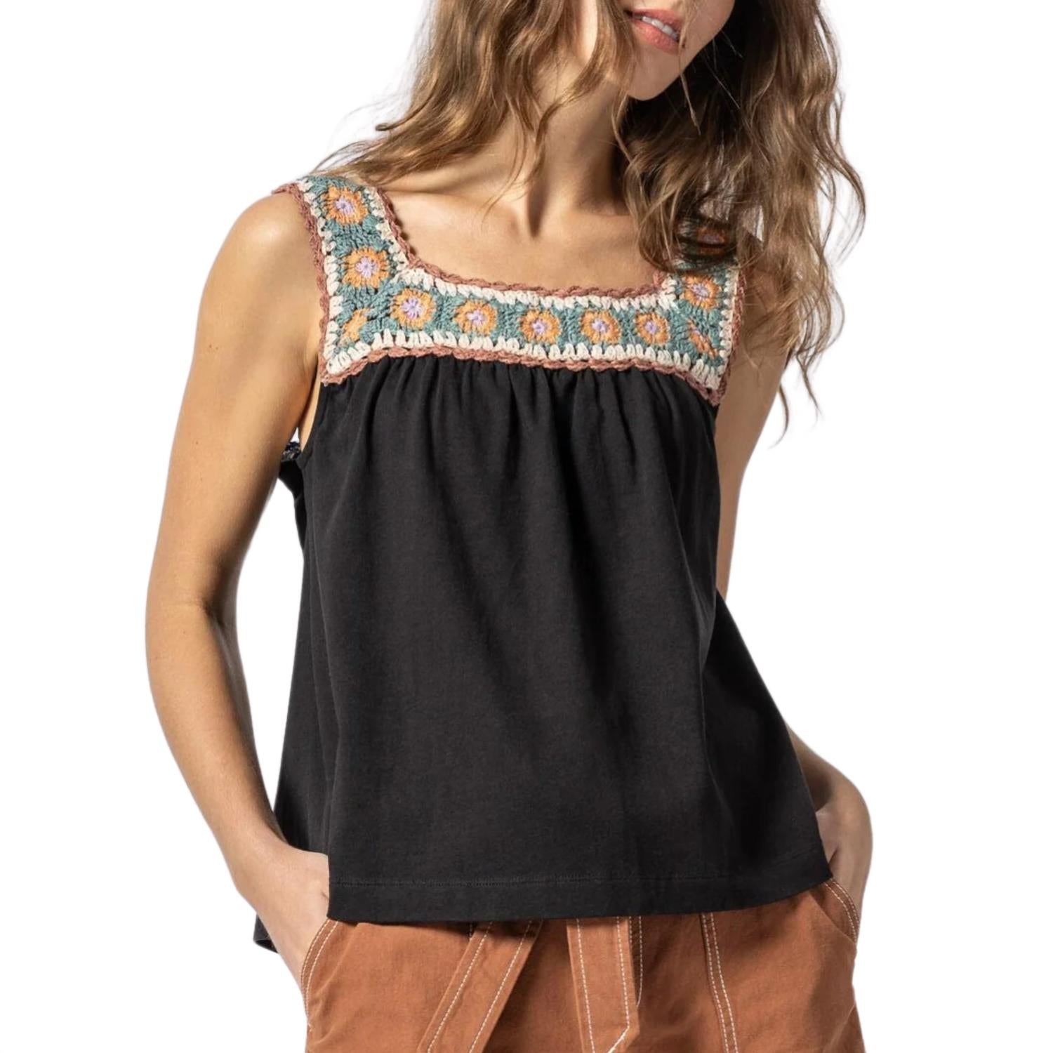 Lilla P - Crochet Trim Tank