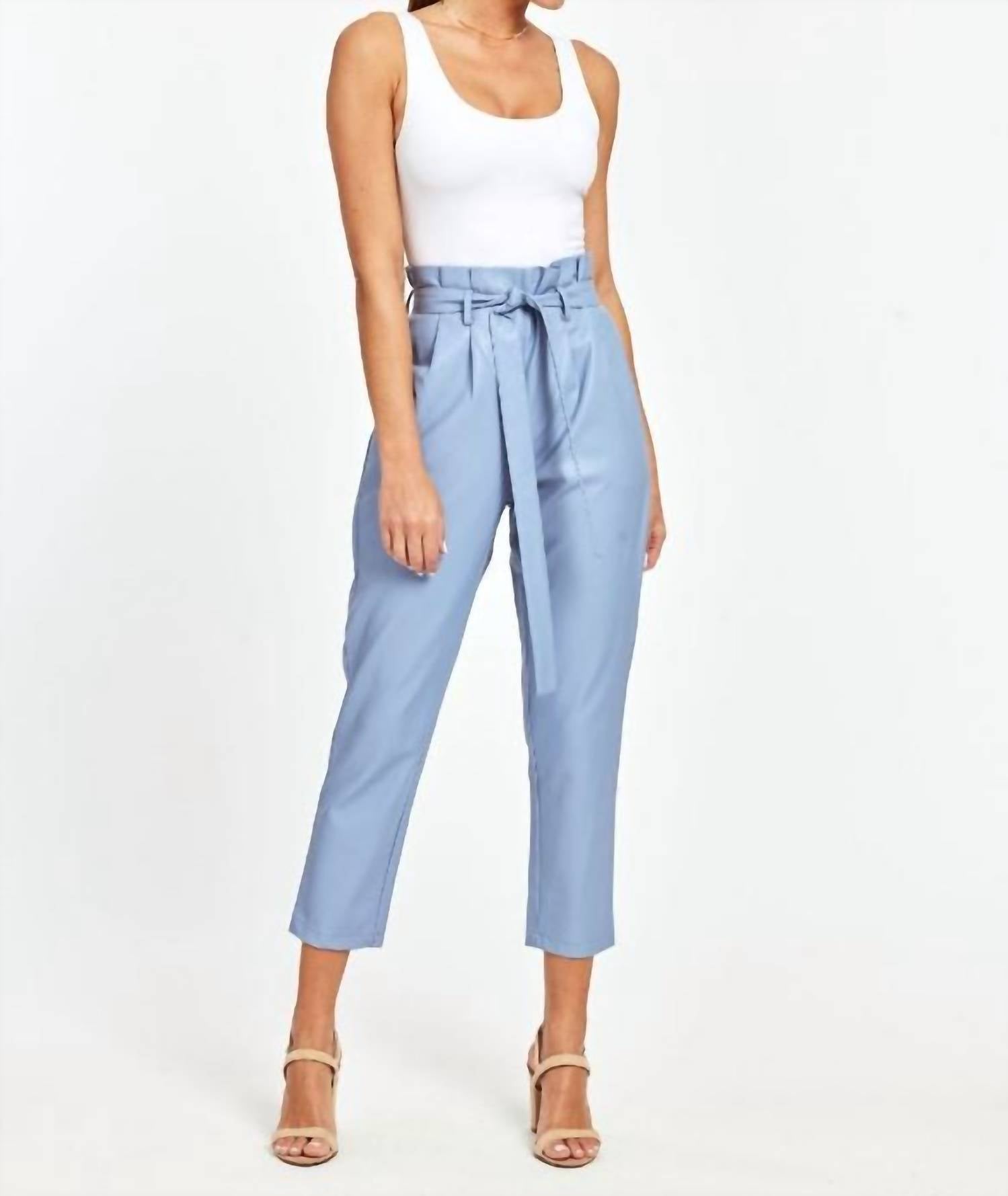 Dolce Cabo - Uptown Paper Bag Pants