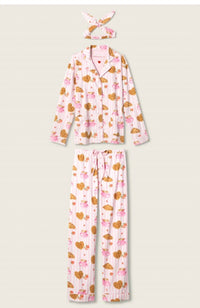 Pj Salvage - Brunch Club Breakfast Print Flannel Pj Set