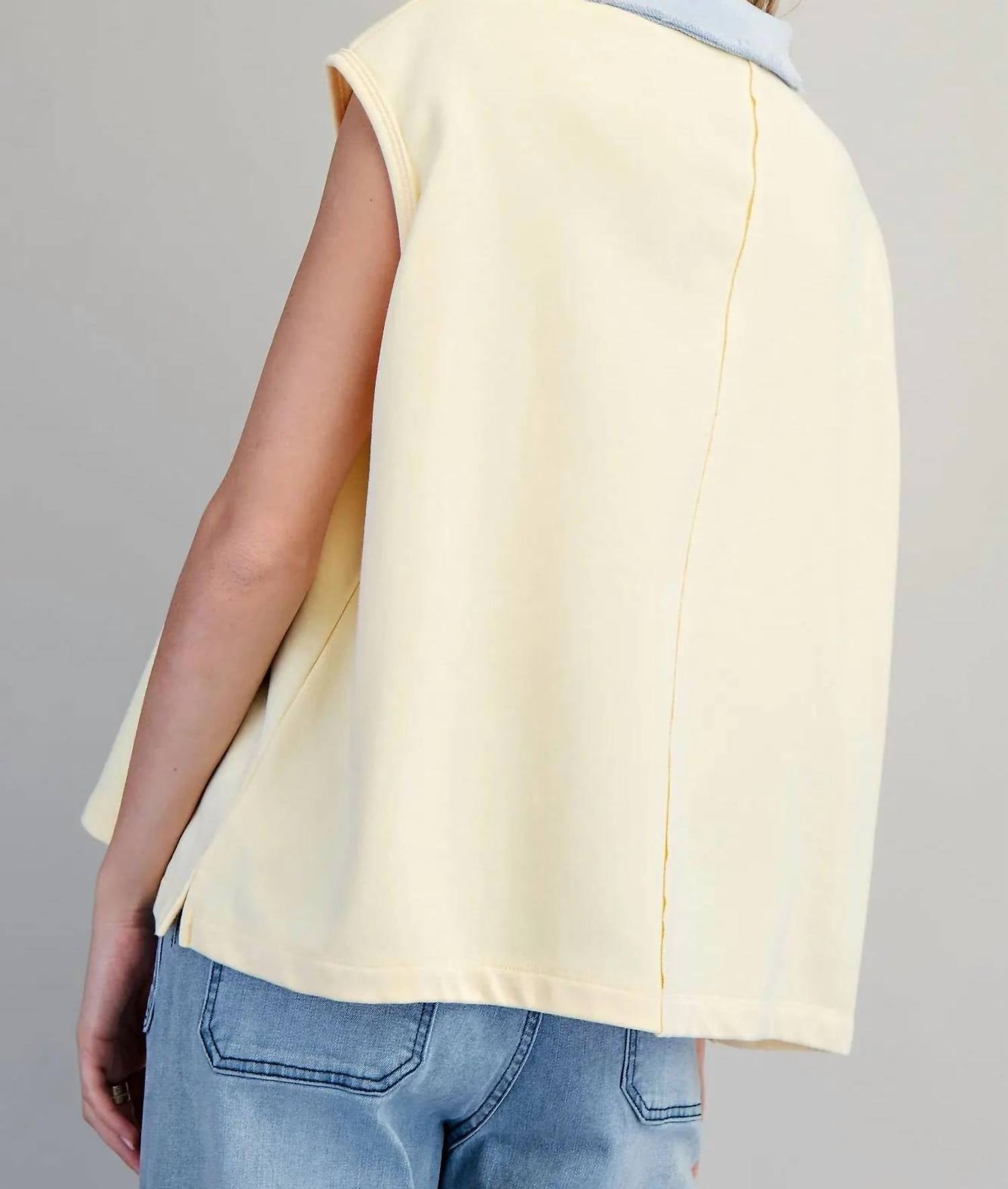 Ee:Some - Tricia Terry Collared Top