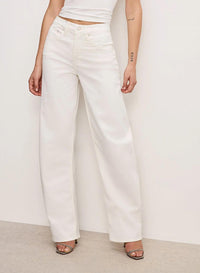 Good American - Good Barrel Twill Pants