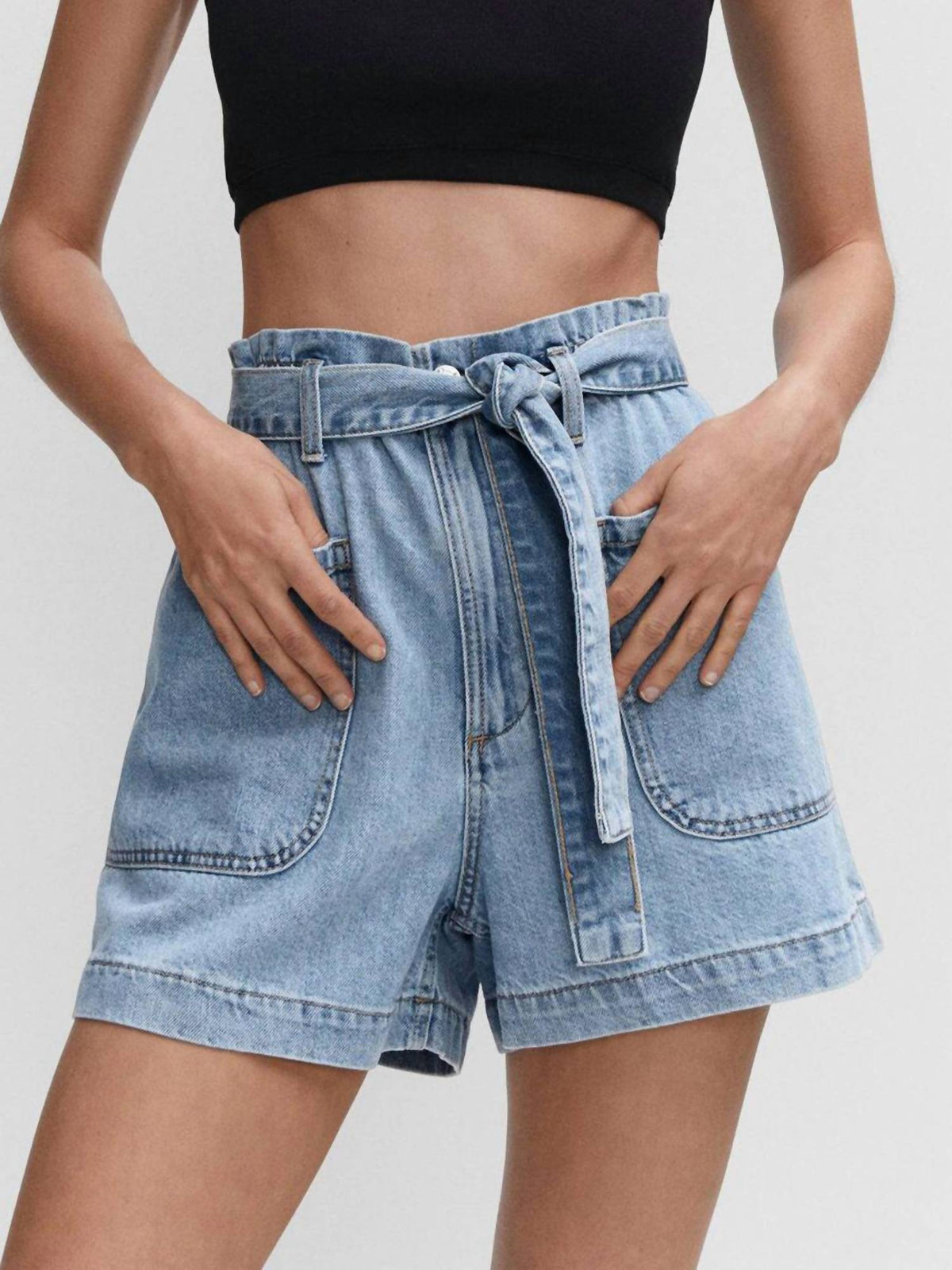 Sweet Generis - Tie Belt Shorts